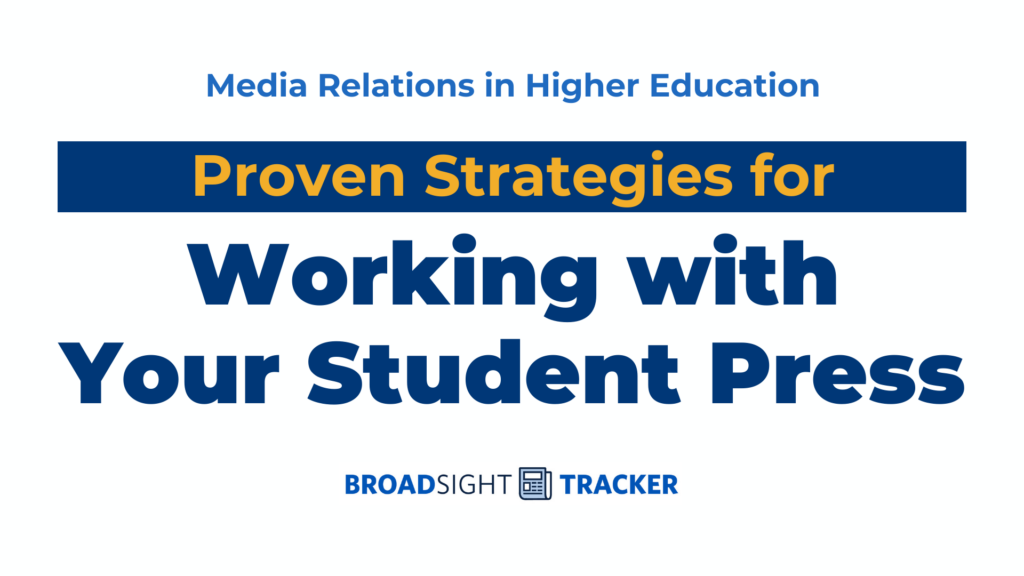 Cover of PDF resource Working with Your Student Press